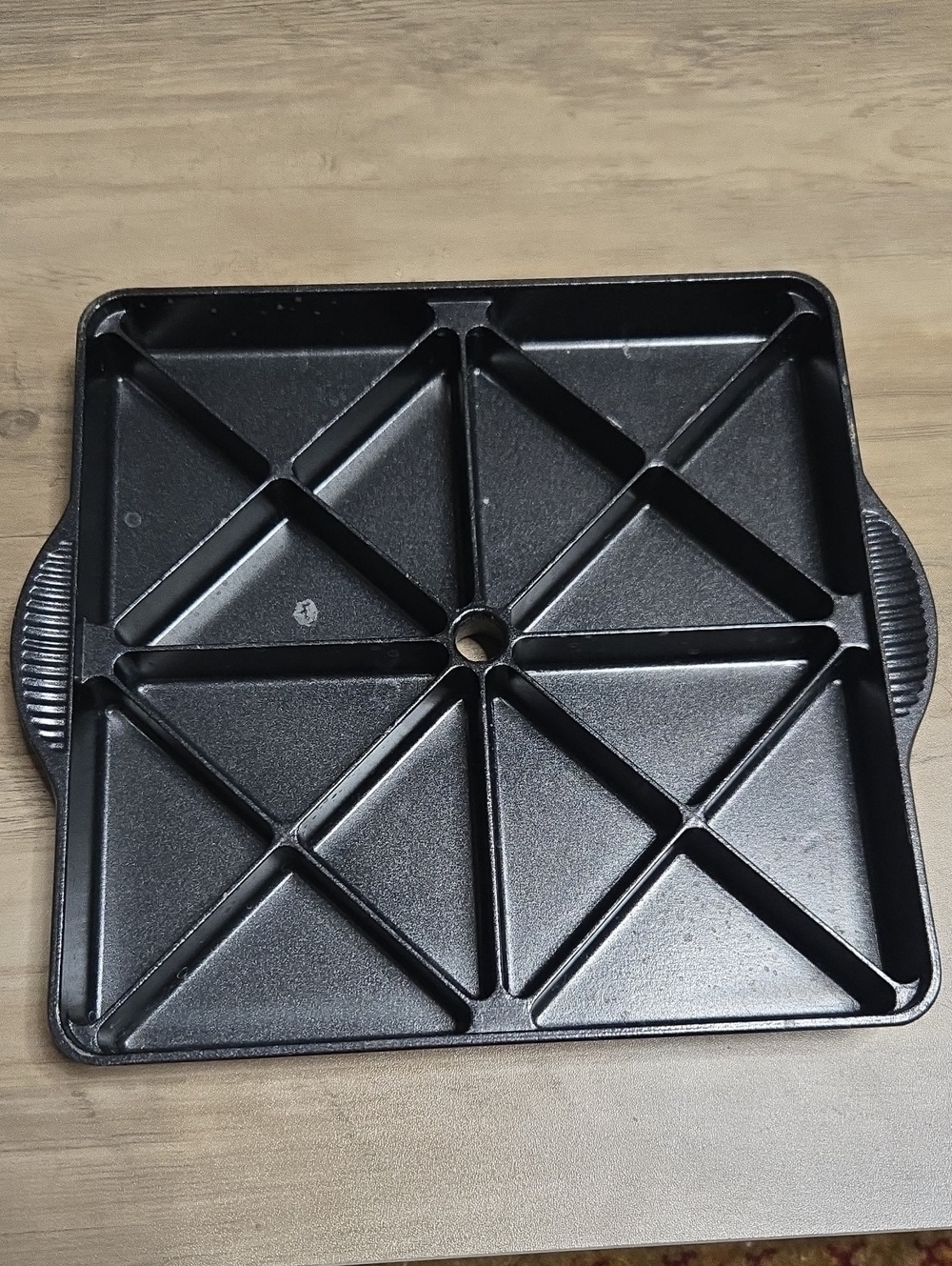 Nordic Ware Black Mini Scone Baking Pan with Handles